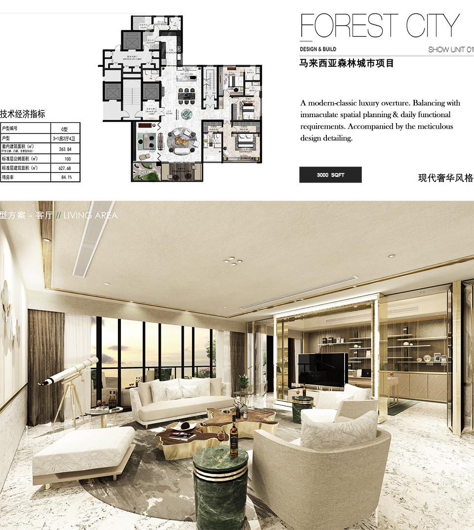 Forest City Showroom Concept Interior Design